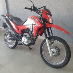 Moto Bros 160 2023 na cor vermelha