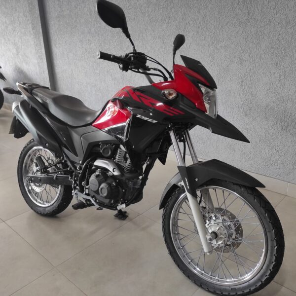 Moto XRE190 2022 vermelha