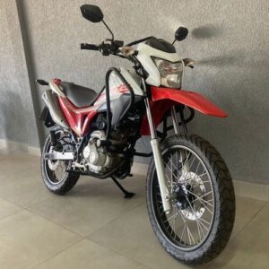 Moto Honda Bros 2019 branca